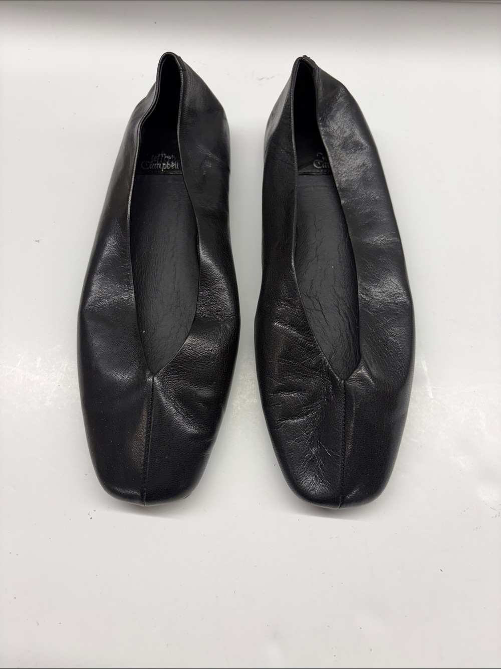 Jeffrey Campbell Fathom Leather High Vamp Flats Women’s size 8.5